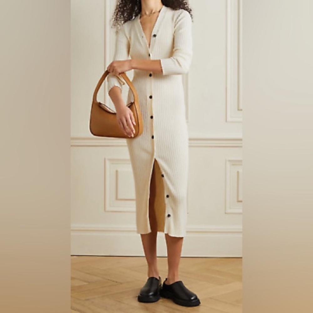 Anna Quan Clarisse Cardigan dress, Cream, size S